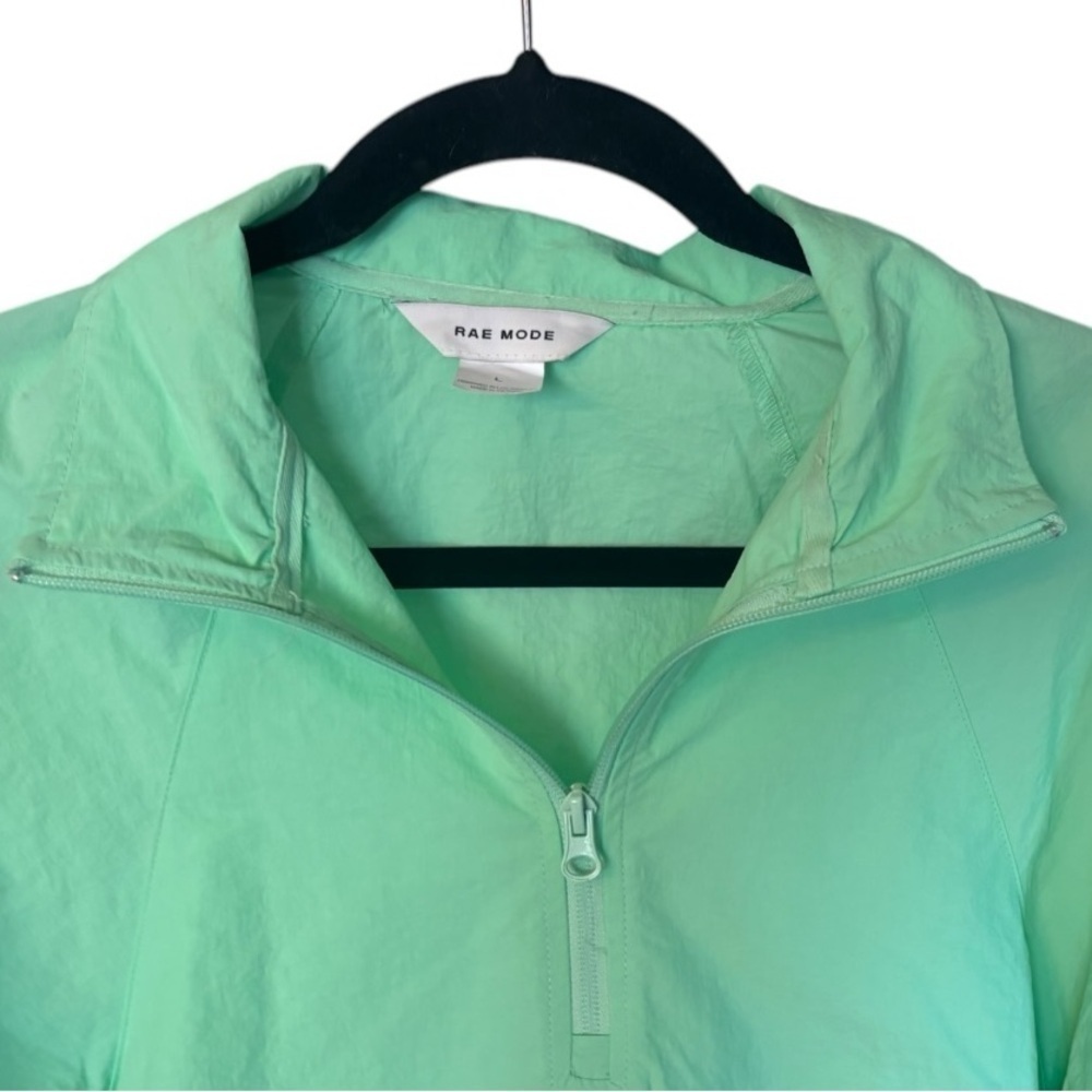 Rae Mode Lime Green Half-Zip Size Medium (M)